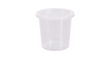 Pote Redondo 750Ml Prafesta Com Tampa 24Unidades