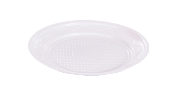 Prato Redondo Plástico Prafesta 18cm Branco 10 Unidades