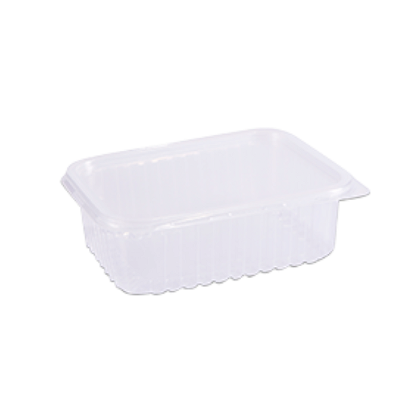 Pote Retangular 1000ML com Tampa 24Unidades
