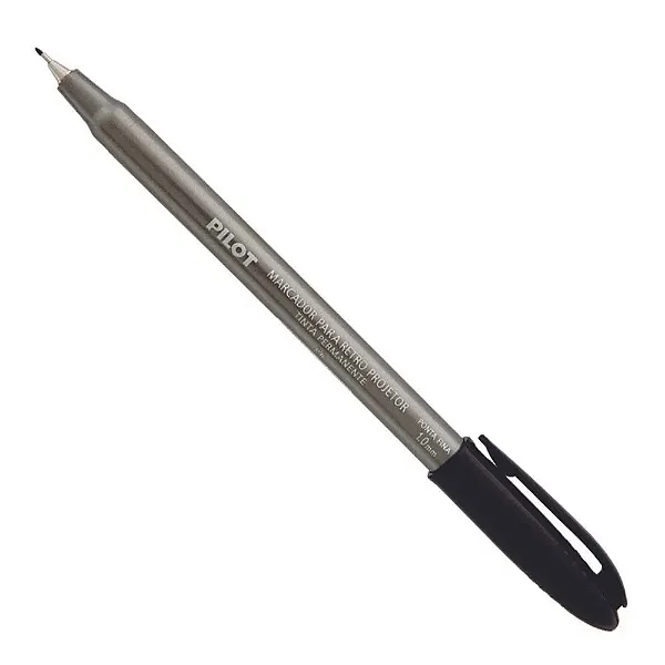 Caneta para Retroprojetor Pilot 1.0mm Preta 1 unidade