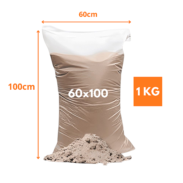 Saco Plástico PE Emplav 60x100 Micra 0,20 Com 1kg