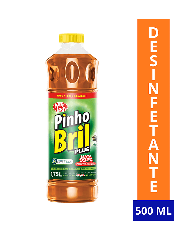 Desinfetante Pinho Bril Plus Silvestre 500ml