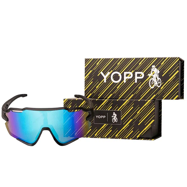 Óculos Yopp Ciclismo 1066 LENTE AZUL