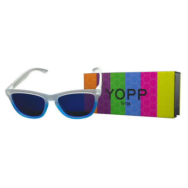 Óculos de Sol Polarizado UV 400 WHITE TU-TON AZUL