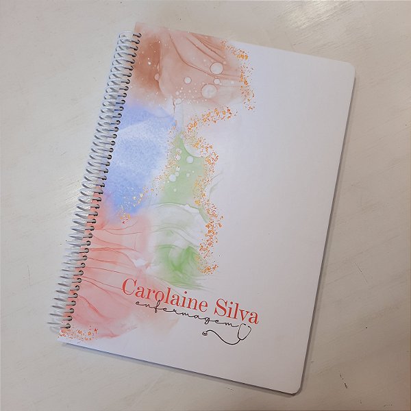 Caderno arco iris