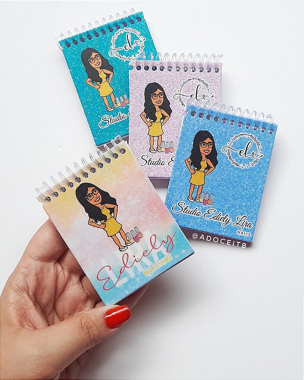 Caderneta mini com chaveiro | ATACADO