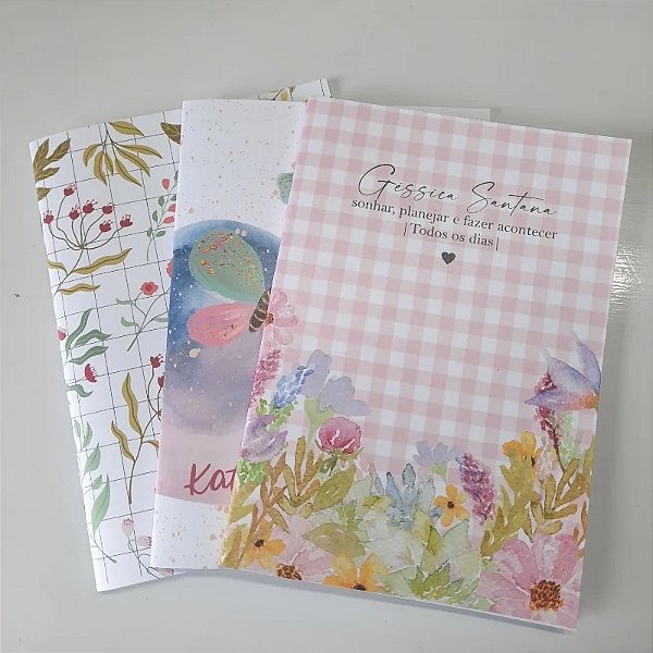 Planejamento mensal brochura flexível