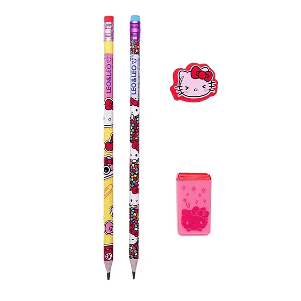 Escolar Hello Kitty 4 Peças