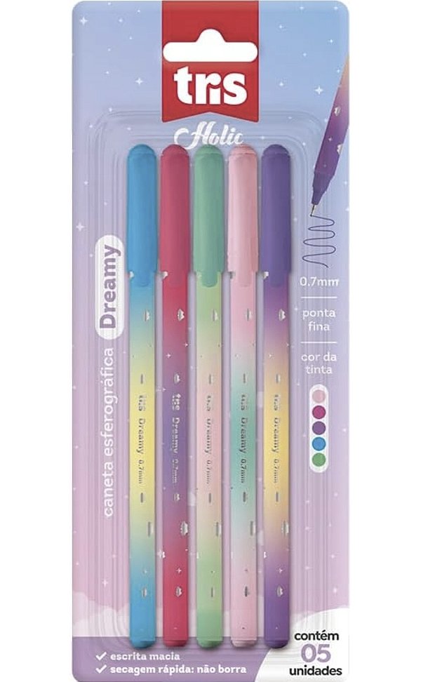 Caneta Esferografica Tris Holic Dreamy