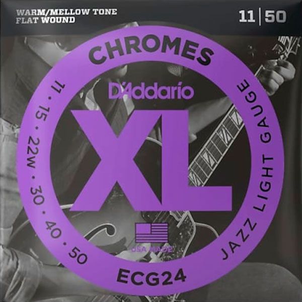 Corda Para Guitarra 011 Ecg24 Chromes Daddario