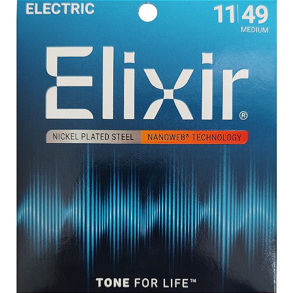 Corda Para Guitarra 011 Medium Elixir