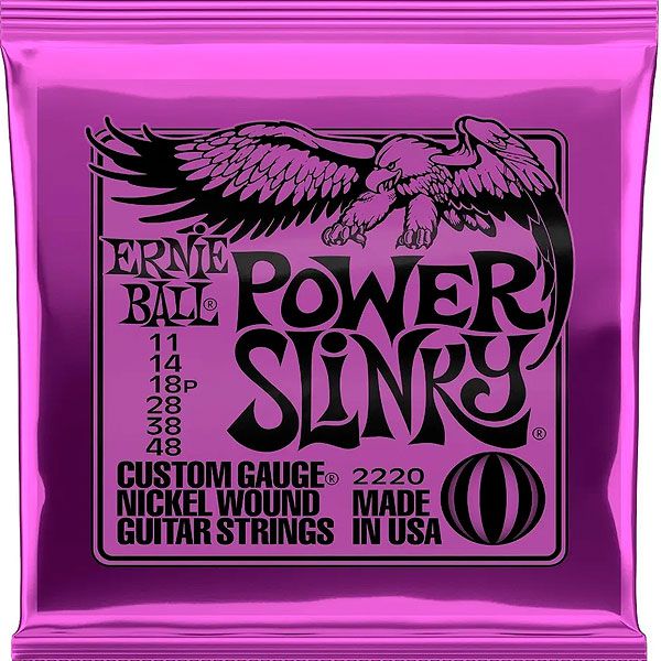 Corda Para Guitarra 011 Power Slinky Ernie Ball