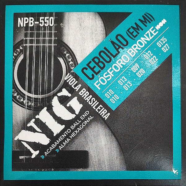 Corda Para Viola Fósforo Bronze Cebolão em Mi NPB-550 NIG