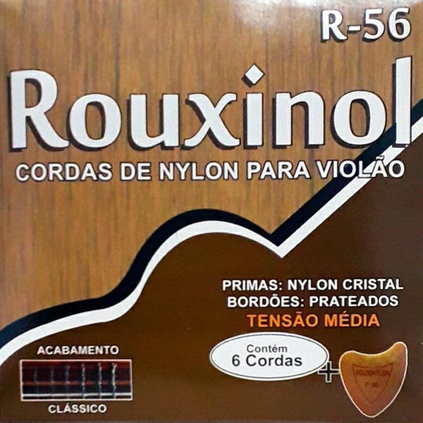 Corda Para Violão Nylon R-56 Rouxinol