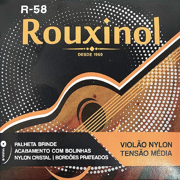 Corda Para Violão Nylon R-58 Rouxinol