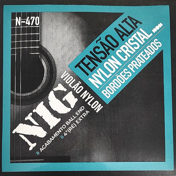 Corda Para Violão Nylon Tensão Alta N-470 NIG