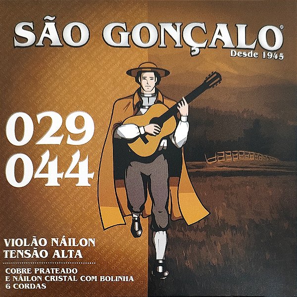 Corda Para Violão Nylon Tensão Pesada São Gonçalo