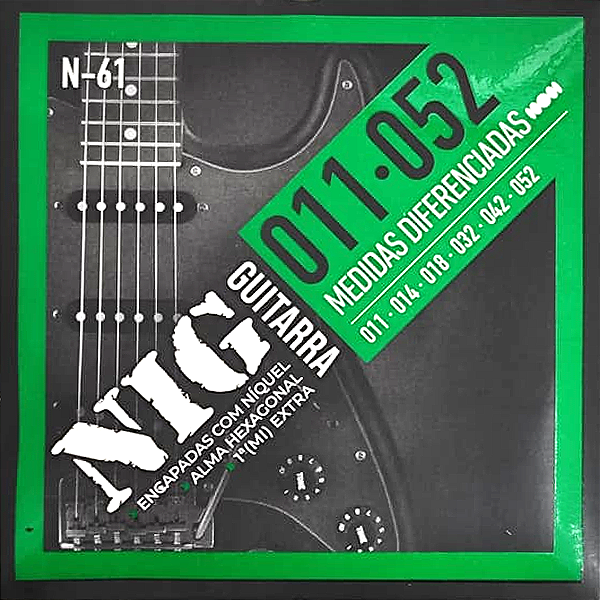 Corda Para Guitarra 011 Evolution N-61 Nig