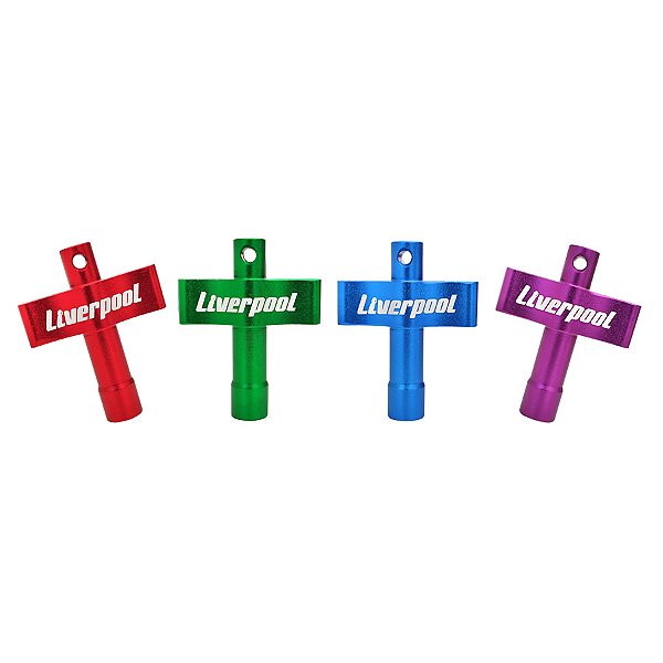 Chave para Afinação de Bateria Cores Diversas Liverpool