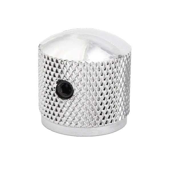 Knob Metal Arredondado com Parafuso Cromado