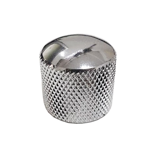 Knob de Metal Guitarra e Baixo Com Pressão Cromado