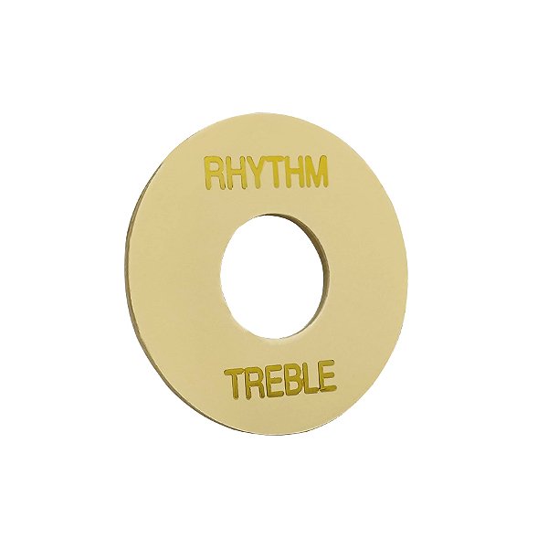 Moldura Para Chave Les Paul Treble Rhythm Detalhes Dourado