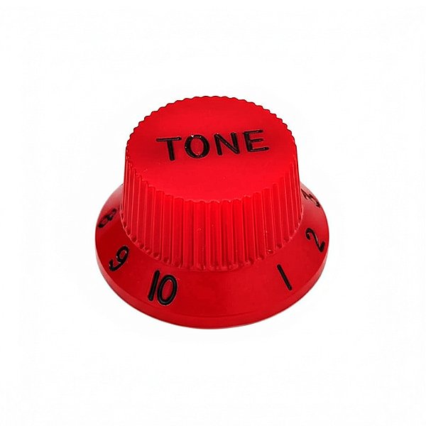 Knob Plástico Tradicional Strato Tone Vermelho