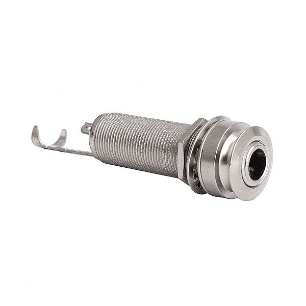 Jack Roldana Violão Blindado P10 Estéreo Cromado