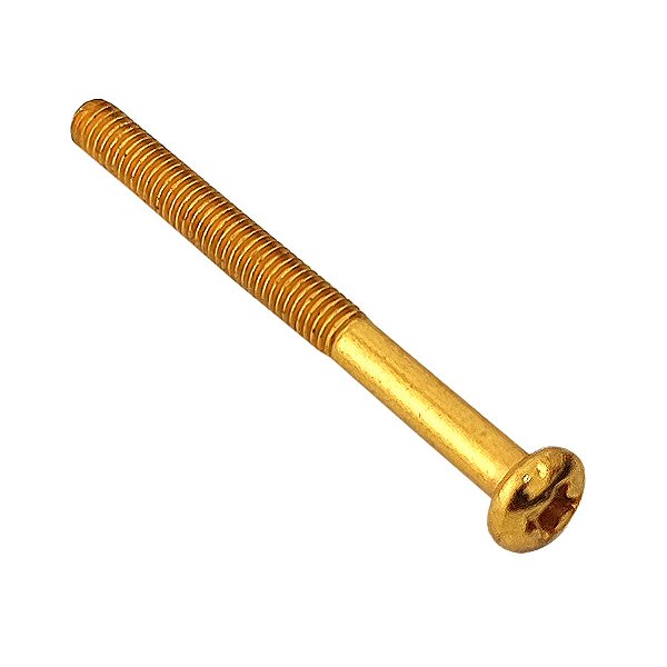 Parafuso Para Captador Humbucker 3mm Dourado