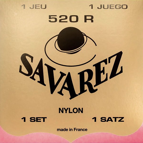 Corda Para Violão Nylon 520R Tensão Alta Savarez