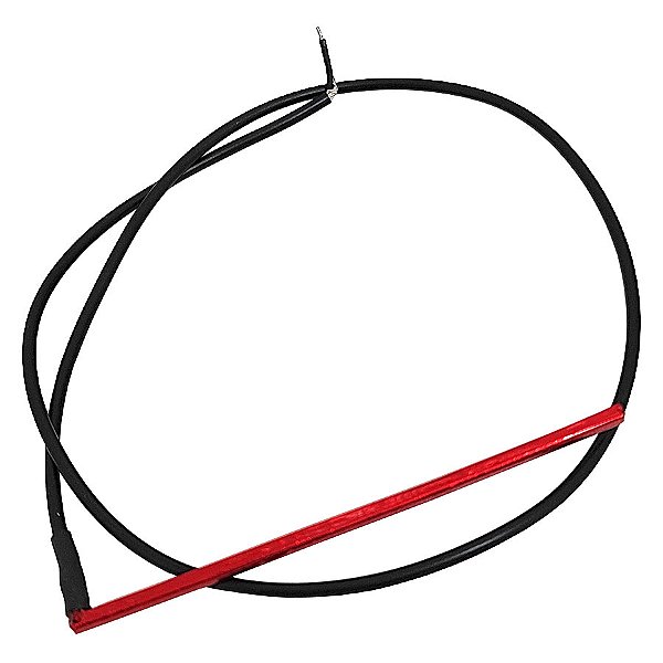 Captador Piezo Rastilho Para Violão Vermelho Sem Plug