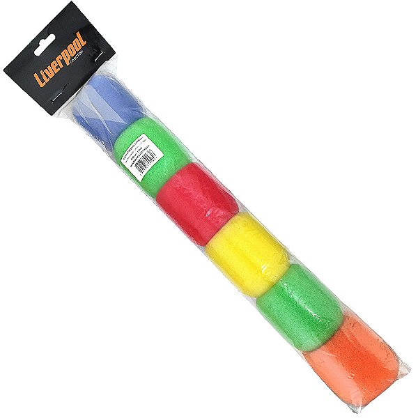 Espuma de Microfone Colorida Pacote com 6 Peças Liverpool