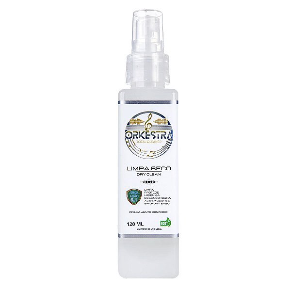Limpador Para Instrumentos Musicais 120ml Orkestra Total Cleaner