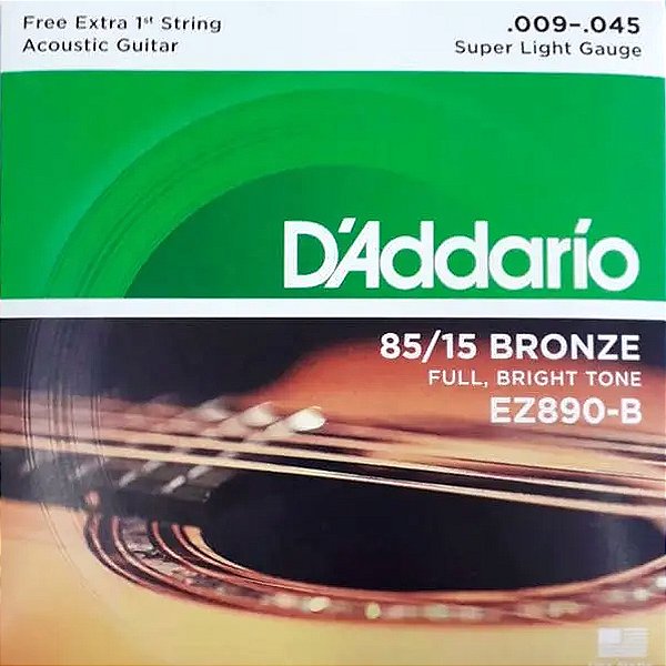 Corda Para Violão 009 Ez890-B Daddario