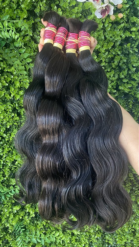 Cabelo Indiano Ondulado 55cm (100g)