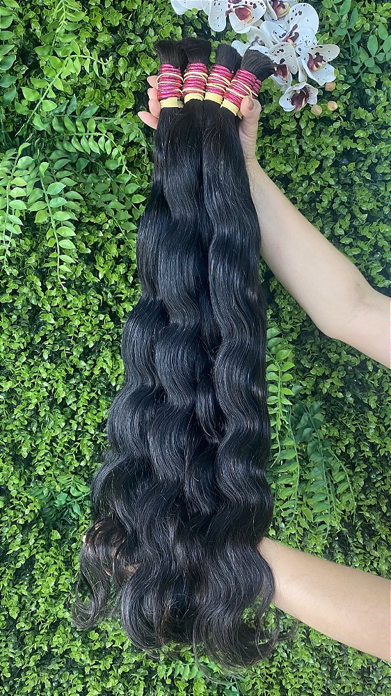 Cabelo Indiano Ondulado 75 cm (100g)