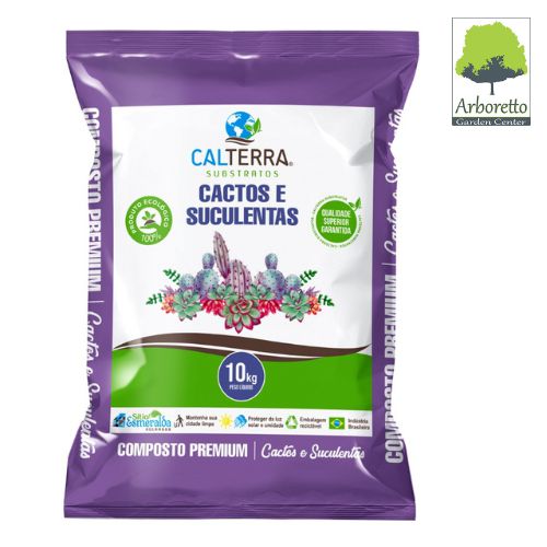 SUBSTRATO CACTOS E SUCULENTAS - 10Kg CALTERRA