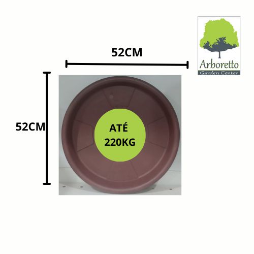 PRATO COM RODAS TABACO SKATE 52CM FG