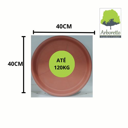 PRATO COM RODAS TERRACOTA SKATE 40CM FG