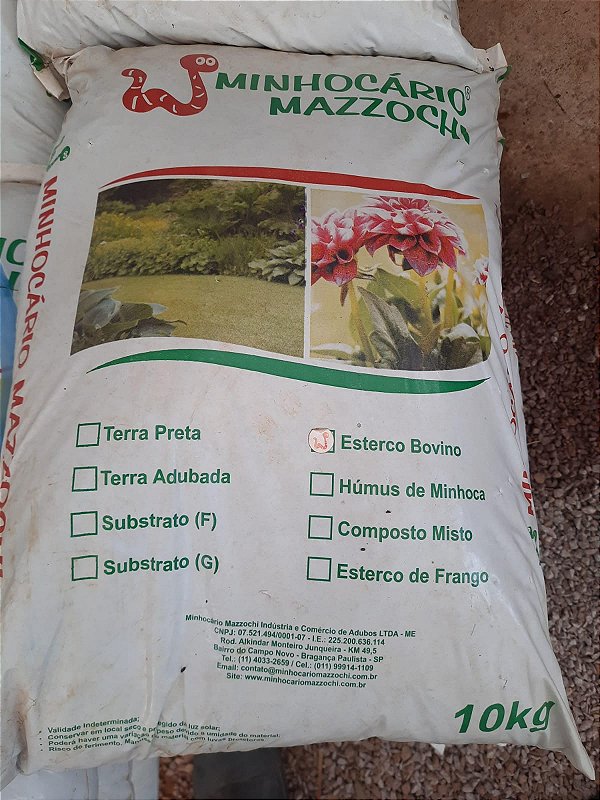 ESTERCO DE GADO 10Kg MAZZOCHI