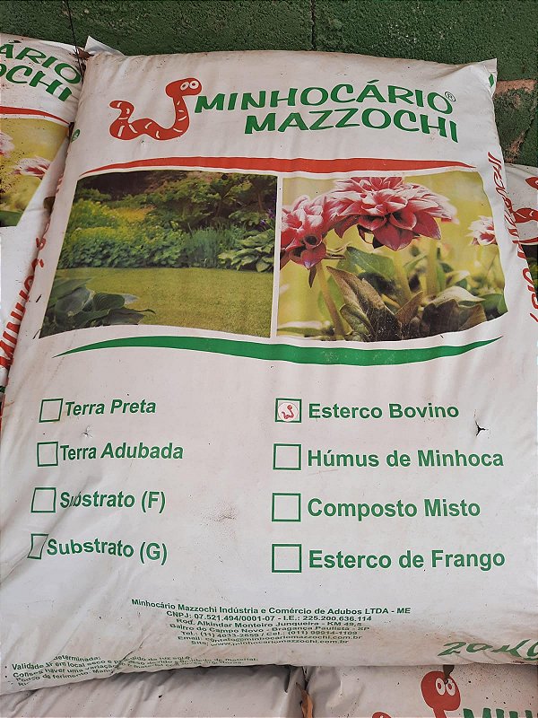 ESTERCO DE GADO 20Kg MAZZOCHI