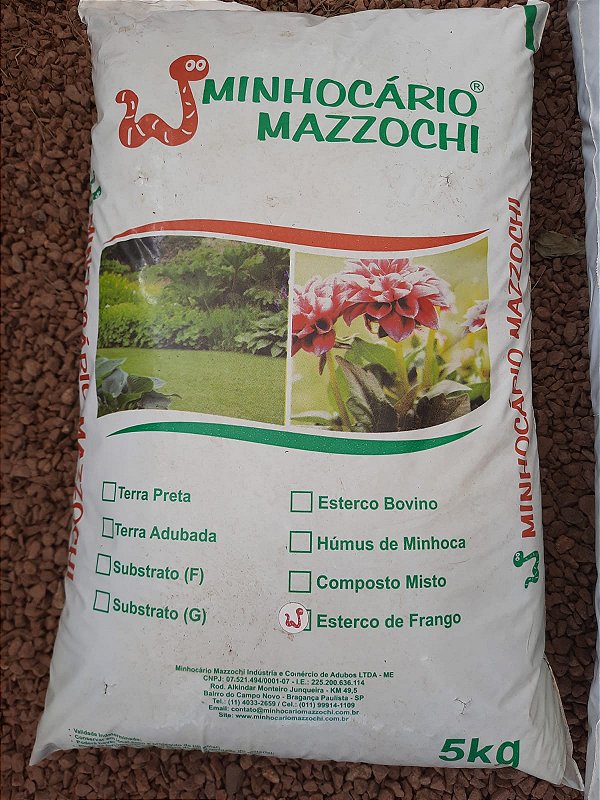 ESTERCO DE FRANGO 5Kg MAZZOCHI