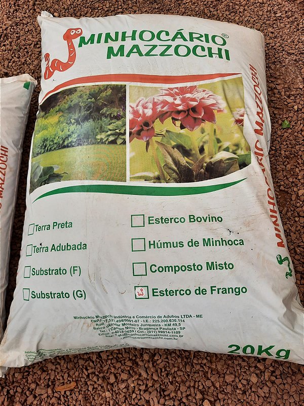 ESTERCO DE FRANGO 20Kg MAZZOCHI