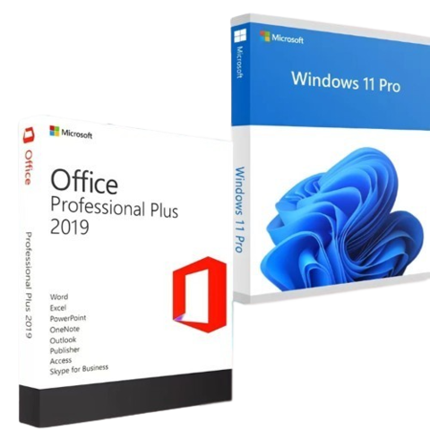 Windows 11 Pro + Office 2019 Pro Plus Licença Vitalícia - 32/64 Bits + Nota Fiscal