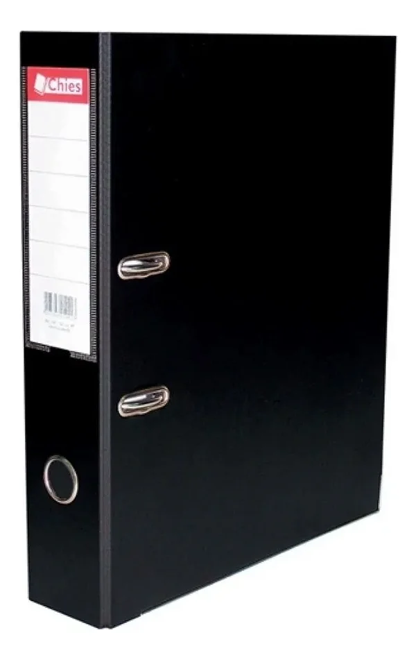 Pasta Registradores AZ L LARGO PRETA CLASSIC