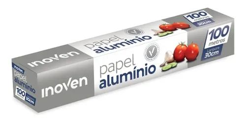 Papel Alumínio 30cm x 100m