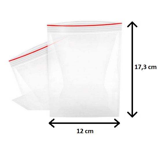 SACO ZIP HERMÉTICO N06 12X17,3 100 un