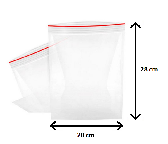 SACO ZIP HERMÉTICO N09 20X28 100un