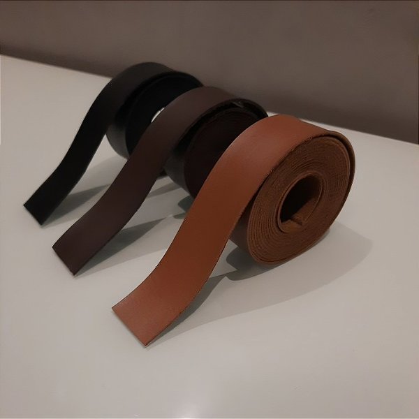 Tira de couro ecologico montana 3cm X 2,20M x 2.5mm