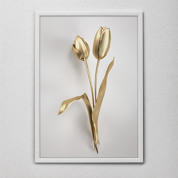Quadro Decorativo Floral B&D 3